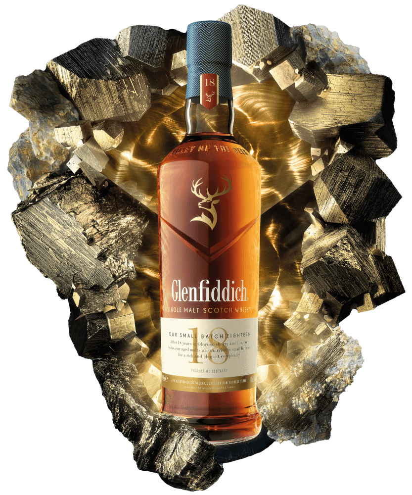 Butelka 18 letniego Glenfiddich