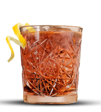 Szklaneczka koktailu blackcurrant sodowari