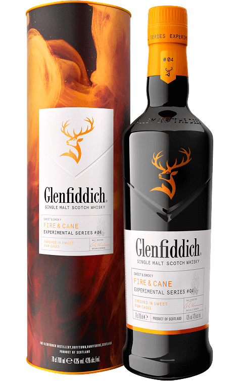 Butelka Glenfiddich Fire and Cane