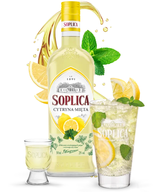 Butelka Soplicy Cytryna - Mięta