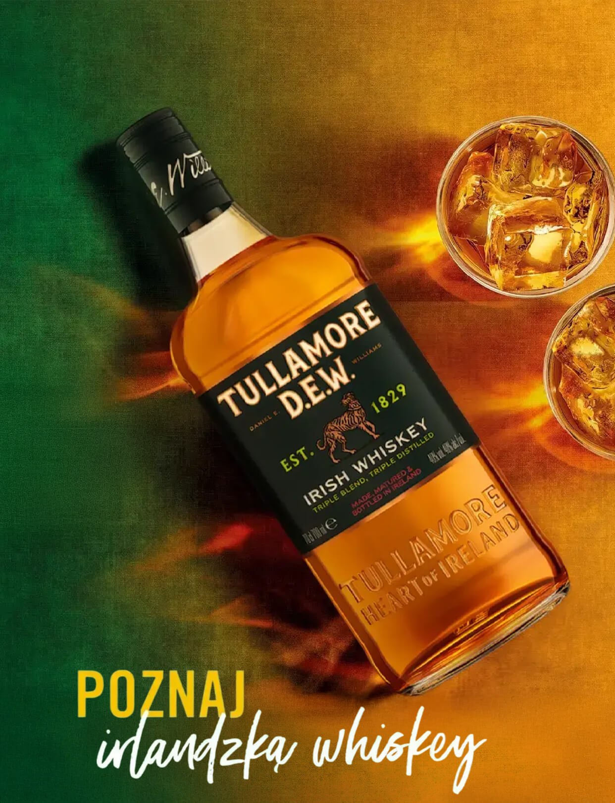 Poznaj irlandzką whiskey TULLAMORE D.E.W.